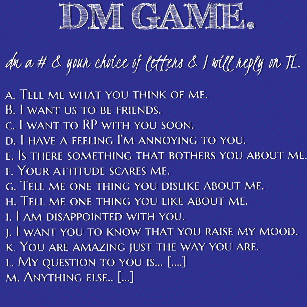 Let's try this out...