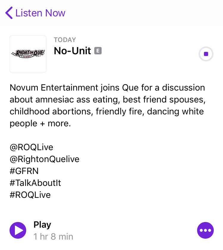 ROQLive's tweet photo. #NoUnit episode w/ @novumPHL @GnaarlyCharlie @ImStunt @tajee_ search, listen, subscribe, review, share. #NoShaaade #TalkAboutIt #ROQLive https://t.co/KfZyA1LbqL