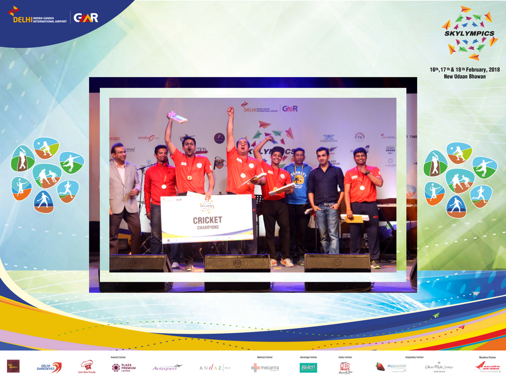skylympics's tweet photo. A quick look at what went down on the #Day3 of Aviation Community's biggest sporting event for @DelhiAirport second edition. 
@Ashokmastie1 @GautamGambhir  @MasalaBhangra 
#Highlights #GMR #Skylympics_2018 #Skylympics2018 #skylympics #togetherwefly #DelhiAirport #seasontwo https://t.co/1Ff3lNbq7o
