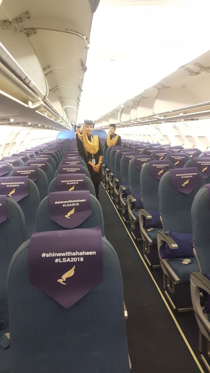 ShaheenAirline's tweet photo. We welcome all aboard the special flight to Lux Style Awards 2018, let's #ShineWithShaheen and create some stories up in the air. #ShaheenAirInternational @LSAChecklist #RoadToLSA #LSA2018 https://t.co/K3Bn8fYa82