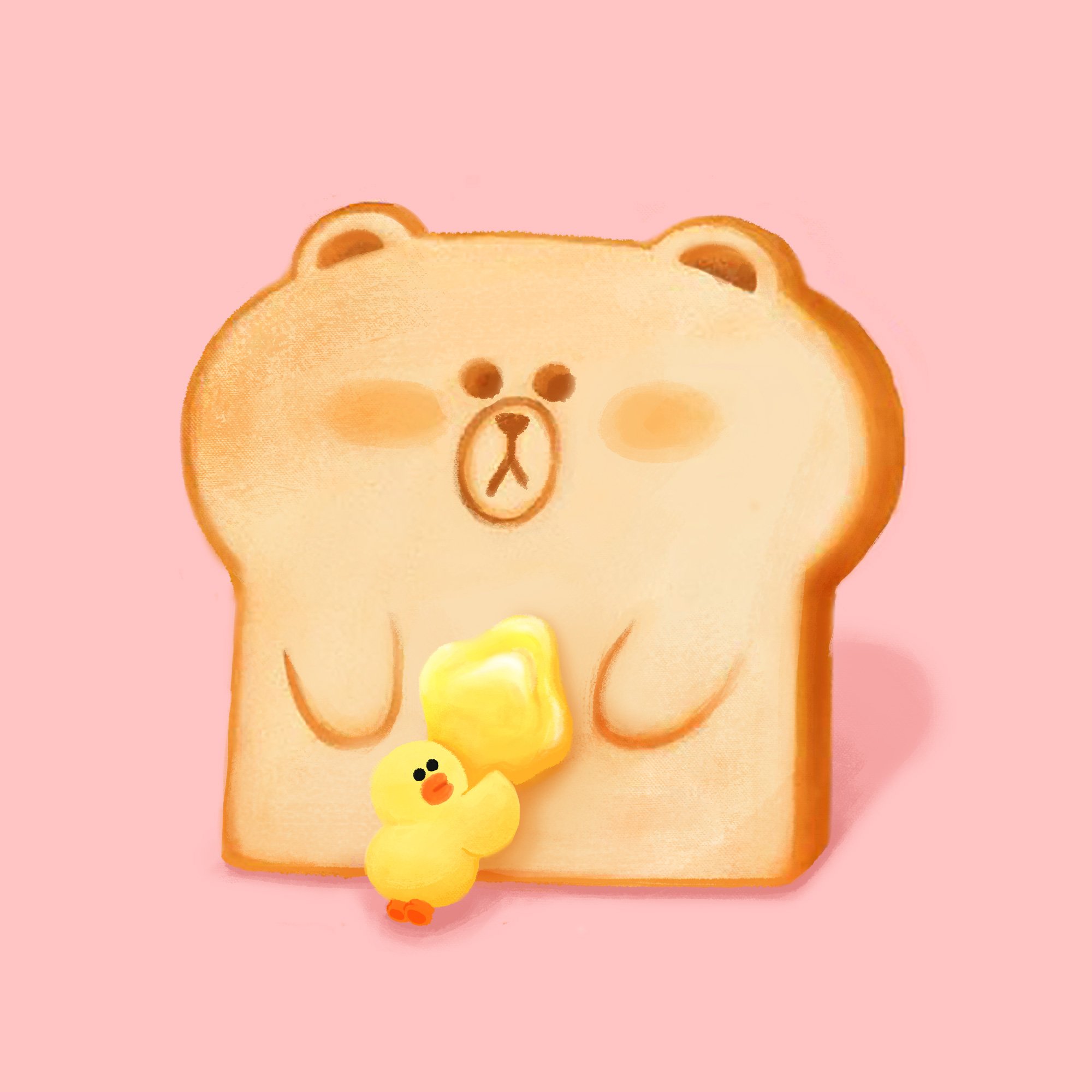 Line Friends Japan バターの正しい塗り方 サリー ブラウン 焼きパン バタートースト Linefriends T Co Kkyjet4smz Twitter