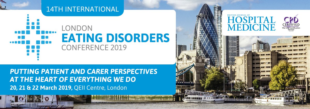 MAHealthEvents's tweet photo. Our 14th London International Eating Disorders Conference 2019, 20-22 March 2019, is now available to book. Check our website for details: https://t.co/MboW3momxn #LEDC19 #LEDC2019 #eatingdisorders #MondayMotivation https://t.co/y6V5DC2xAh