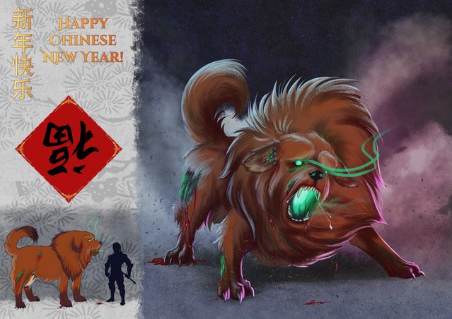 TTHStygian's tweet photo. Our tribute to China, happy year of the dog, folks! 
https://t.co/KYk0nj3Mc7

#YearOfTheDog #LunarNewYear #China #IndieGameDev #gamedev https://t.co/txWqGNez1j