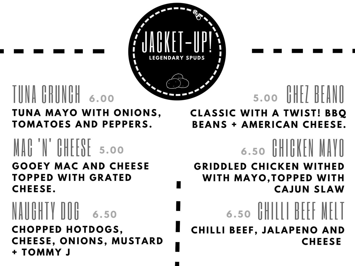 thenewcannon's tweet photo. Today we launch our delicious Jacket potato menu available to eat in or from our Jacket up site on deliveroo @ExperienceGford @guildforddragon @GuildfordTIC https://t.co/6jacFm0mg8