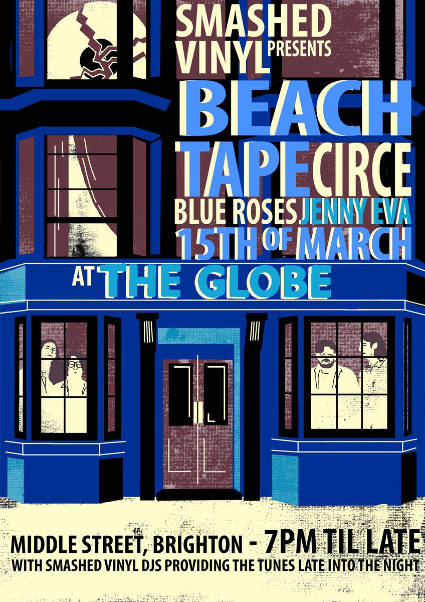 We will be joined by <a href="/beachtapeband/">Beachtape</a>, Circe, Jenny Eva and Blue Roses for an intimate night of live music from Brighton’s finest!