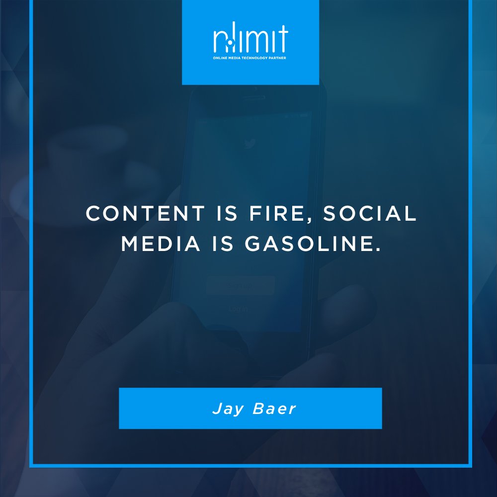 NoLimitID's tweet photo. #NoLimitQuotes "Content is fire, social media is gasoline." - Jay Baer | #NoLimitIndonesia #SocialMediaMarketing #ContentMarketing https://t.co/B30Y6iq36h