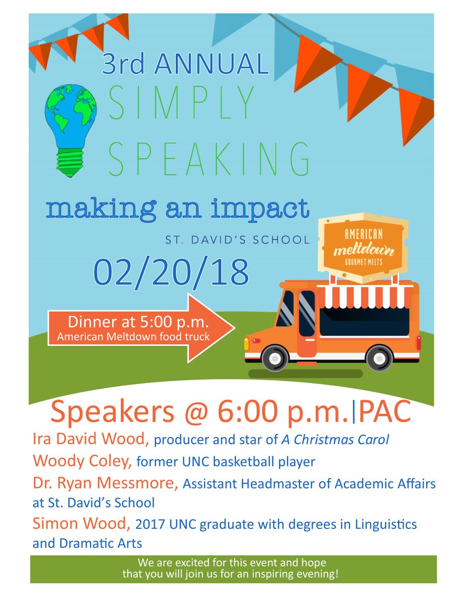 Don't forget to join us tomorrow for Simply Speaking. #SDS