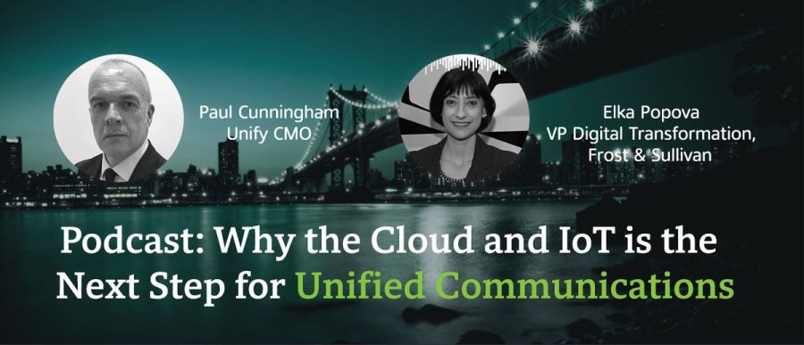 Enterprise digital transformation will spur a broad shift to the cloud more than ever with IoT driving integration with other software. Listen to Unify's latest podcast to learn more about the next evolution of UC tieki.net/s/3yq8