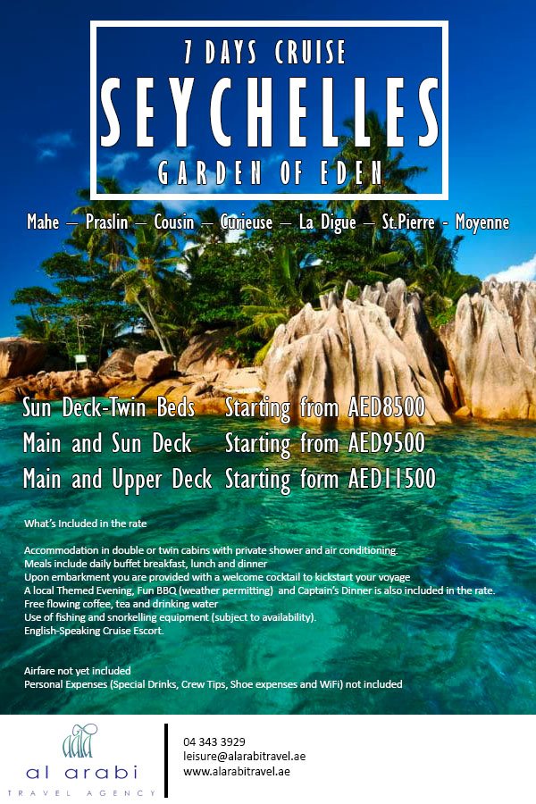 Al Arabi Travel On Twitter Book Your Trip To Paradise 04 343