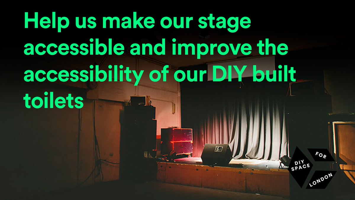 We need your support to help make our space as accessible as possible! We're raising money for a new professionally built accessible stage and a refurbishment of our accessible toilets. Please share and donate if you can!  crowdfunder.co.uk/help-us-build-…