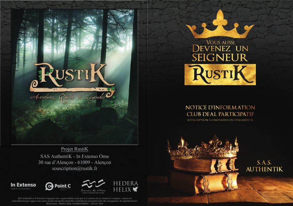 ornedev's tweet image. Devenir un "Seigneur" RustiK : + de 8 000 sollicitations pour #investir dans le parc d'#immersion #medieval qui ouvrira ds l'#Orne en 2021 #tourismevert #GoT #Skyrim #Vikings #jdr @AFPRennes @afpfr @franceinter @franceinfo @Europe1 @bfmbusiness  tendanceouest.com/actualite-2635…