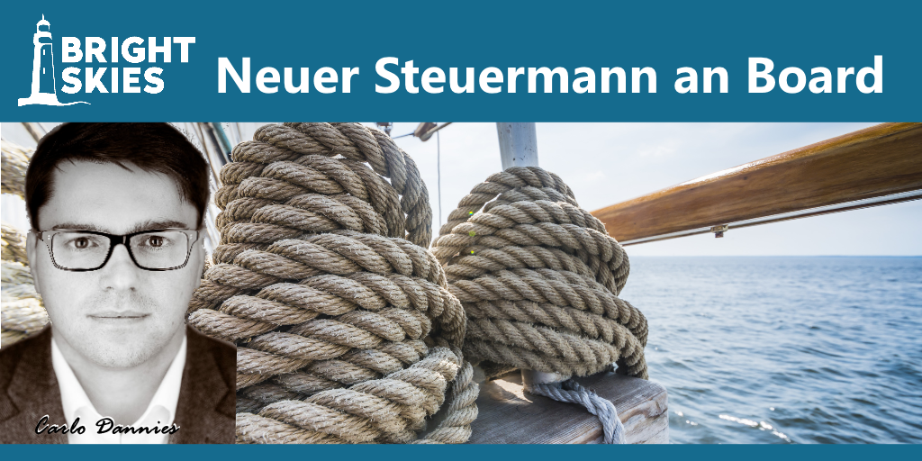 Die <a href="/BrightSkiesGmbH/">Bright Skies GmbH</a> begrüßt mit <a href="/CDannies/">Jason Aldean</a> einen neuen #Steuermann an Board. Er wirkt er als COO bei den #CloudIntegrators in Hamburg. Jetzt lesen: bskies.io/neuer-steuerma… #Microsoft #Azure #Office365