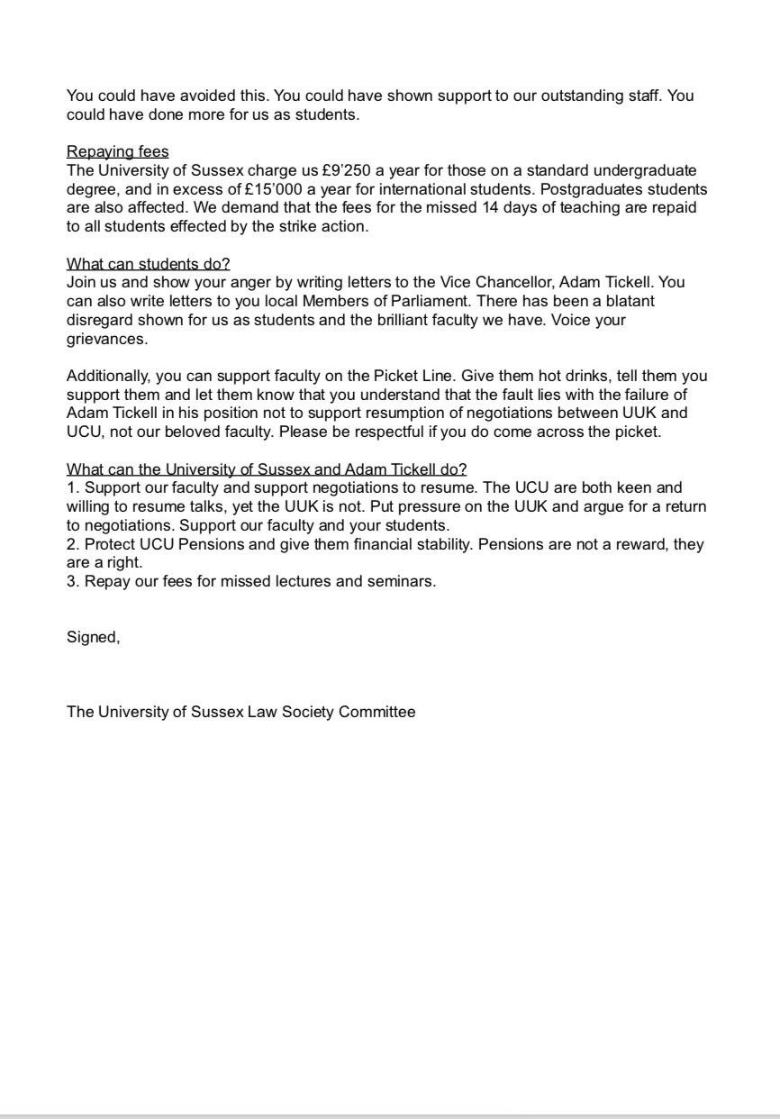 Sussex Law Society on Twitter "An open letter to adamtickell