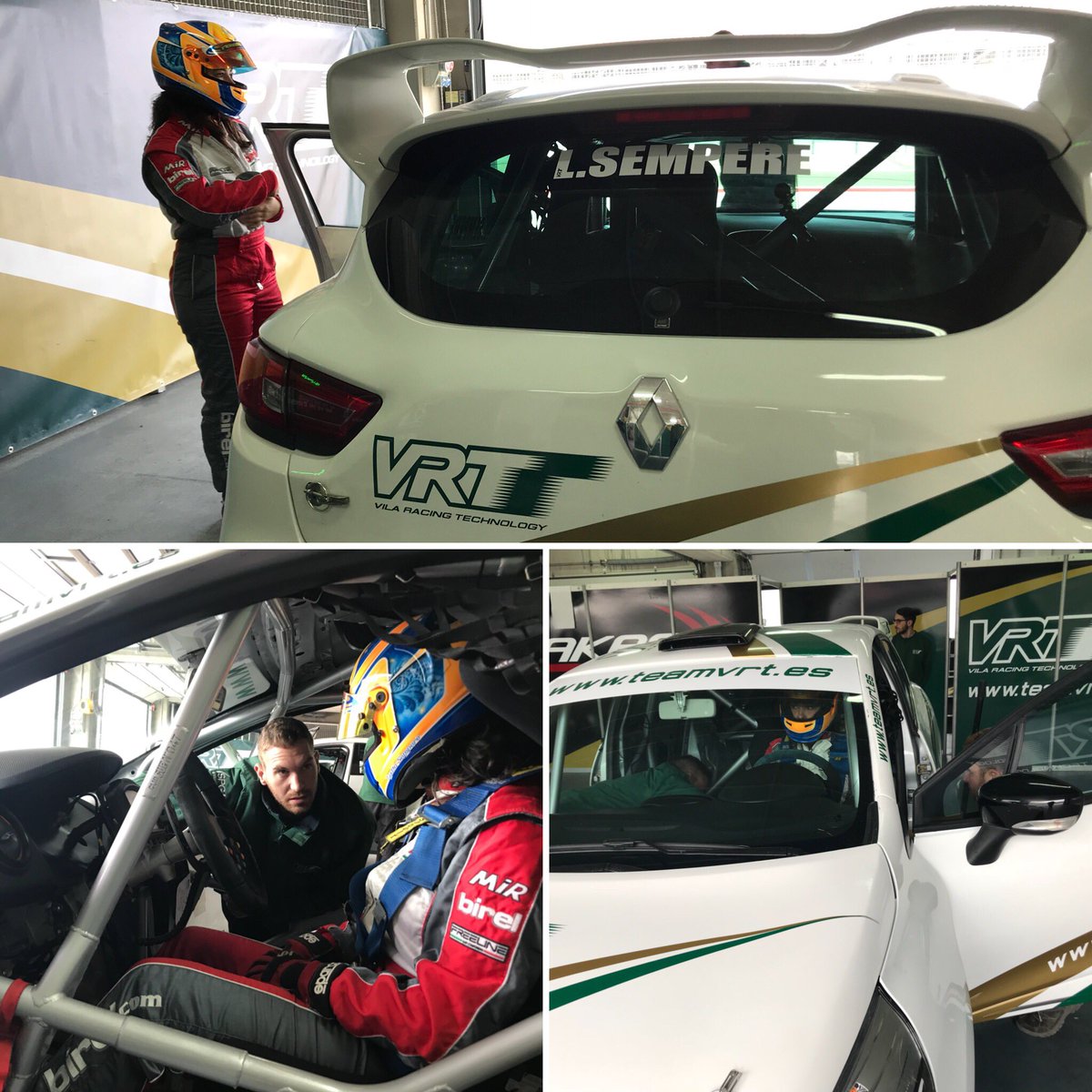 La piloto alicantina de karting Lydia Sempere, hizo su debut en turismos el pasado sábado en Motorland! Demostró su potencial, que junto con el trabajado realizado por el equipo, logró una rápida adaptación a los mandos del Clio Cup!🏁@PrensaRENAULT <a href="/fedacv/">FACV</a> @renaultretailes
