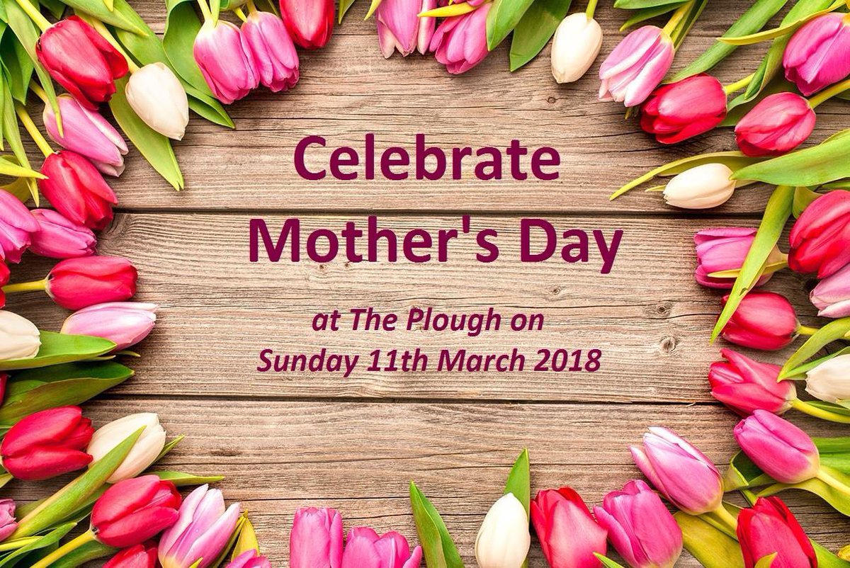 Why not celebrate Mother's Day with us at the Plough. Call us on 01558823431 💜🌷💐#MothersDay #ploughrhosmaen #celebrate #mumsarethebest