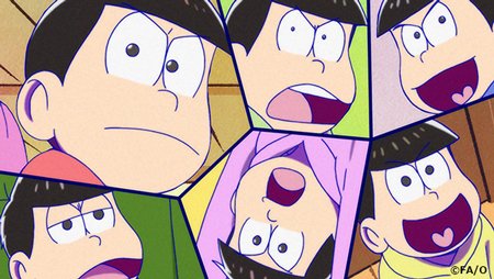 おそ松さん 公式アカウント 本日第話放送 Tvアニメ おそ松さん 第話 こぼれ話集２ は 本日テレビ東京 テレビ愛知にて深夜1時45分より放送予定です 特別編成により番組が遅れる可能性がございます T Co N4dm5h76nh 今夜もお