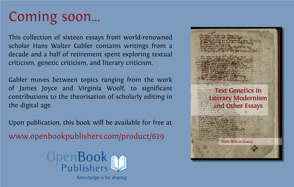Examples Of Thesis Essays To Theories Of Scholarly Editing Httpswwwopenbookpublisherscomproduct Modernism Woolf Joyce Editingpictwittercomxurrnmrons Good High School Essay Topics also A Modest Proposal Essay Topics Open Book Publishers On Twitter Coming Soon A Collection Of High School Narrative Essay Examples