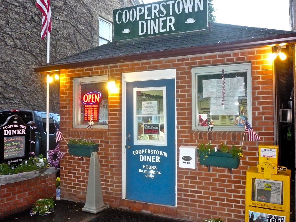 CooperstownFun's tweet image. The tiny Cooperstown Diner is better than some restaurants that think they're really good. This &amp;amp; other great places to eat in Cooperstown, New York at visitingcooperstown.com/dine.html #Cooperstown #NewYork