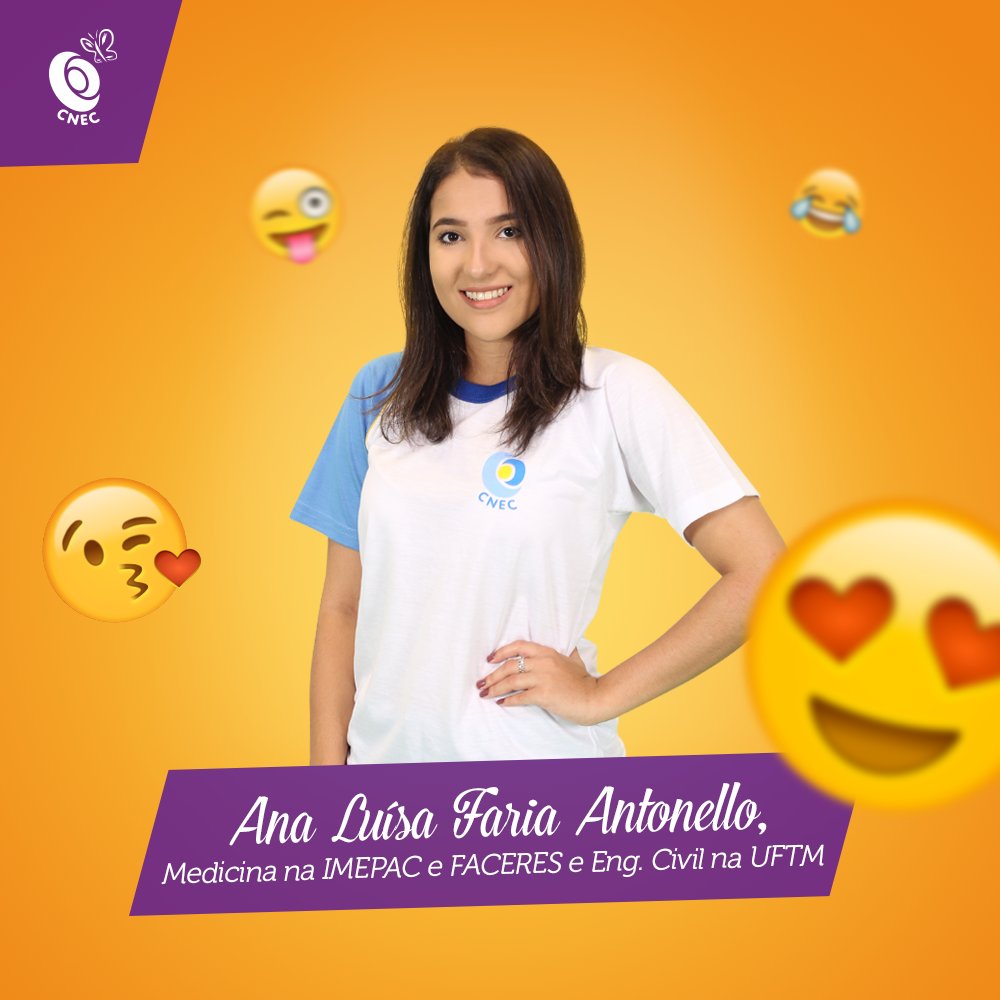 coljoseferreira's tweet photo. O carnaval já passou mas a festa continua! Hoje é dia de comemorar com a nossa aluna Ana Luísa, recém aprovada em Medicina pela #IMEPAC e pela #FACERES e em Engenharia Civil pela UFTM. Parabéns, Ana! Mais alguém aí quer conquistar uma vaga na universidade? #vemprozezão https://t.co/LLYAgzyDG4