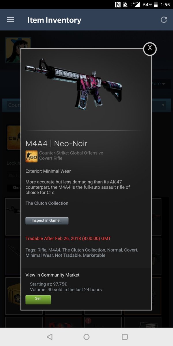 ROFL on Twitter: "If anyone is looking buy a ST FN M4A4 Neo Noir hit me up. https://t.co/bnyaEyObQQ" / Twitter