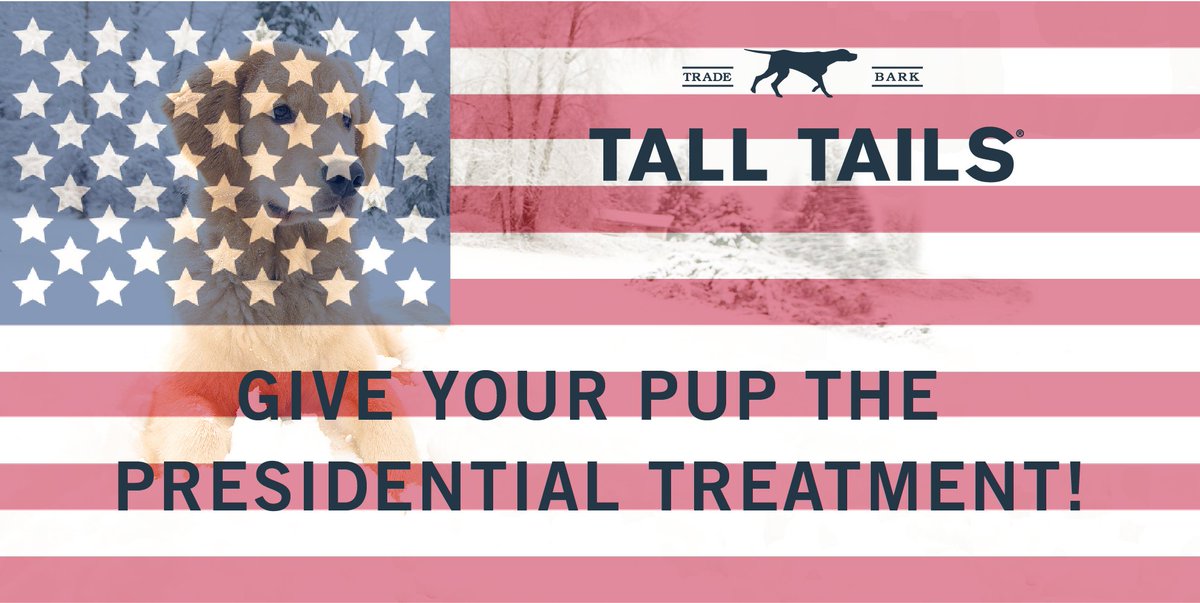 We have lowered our free shipping minimum from $75.00 to $35.00 so you can give your pup the presidential treatment! Checkout between now and 2/20 at 11:59pm to receive free shipping on orders over $35.00. Shop here: bit.ly/2hyxUir