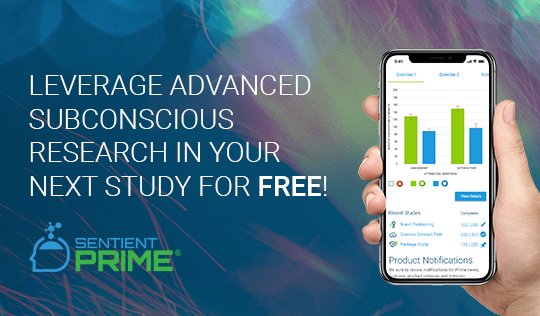 SentientInsight's tweet photo. Are you at #IIeX EU?  Visit the Sentient booth to claim your discount code for a free implicit study on the newly updated #SentientPrime platform!  #measureemotion #emotionsdontlie https://t.co/QHXBtKdEnz