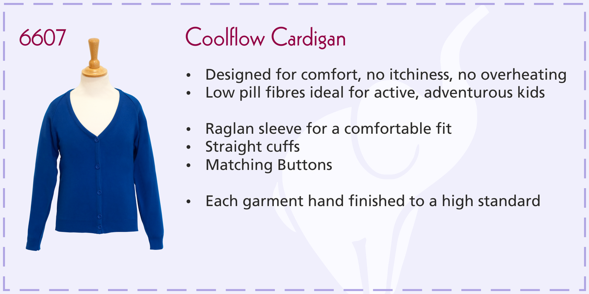 CharlesKirkLtd's tweet photo. Continuing on from last week, this week's stock #Cardigan is from our #Coolflow range. Perfect for active, adventurous kids! https://t.co/kiCdy9PbhR