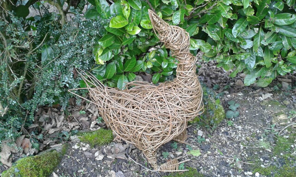 Thurs 29 March: Willow Goose Sculpture with Emma Parkins @EmmaCar74583631 at Alfreton Adult Education Centre, £90 inc. lunch & materials. Book at 01629 533290 or online #CreativeMasterclass  goo.gl/bCchGx