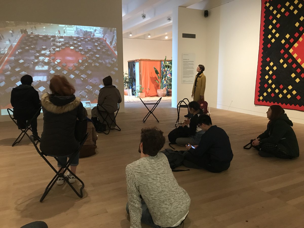 LizzyG_86's tweet photo. @MagicMeArts @TrinityLaban We visited Tate Modern on Monday to see the works and then created our response throughout the week at Laban Building, based on the theme of a 'human kinetic sculpture' present in both the works we looked at- Cildo Meireles Babel and Suzanne Lacy's The Crystal Quilt #intergenhour https://t.co/TVBMgMzlPq