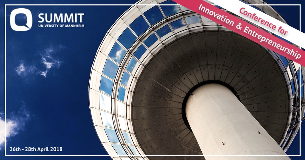 Q Summit. Where Entrepreneurship meets Innovation. 
Take part in our unique event: Get inspired by passionate speeches, join in lively panel discussions and workshops.  Benefit from networking opportunities, get in touch with students, startups, founders as well as investors.