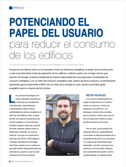 fCIRCE's tweet photo. ¿Qué peso juegan los usuarios de los edificios en la reducción del consumo energético de los mismos? Descúbrelo con el artículo de @Energia_De_Hoy sobre el proyecto @TRIBE2020_ES @tribe2020 y #FIESTA https://t.co/g6NacuJKeX https://t.co/Z1GeOBL5RW