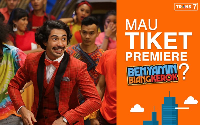 Sobat7 mau tiket premiere film #BenyaminBiangKerok? Yuk absen dulu dengan reply tweet ini!