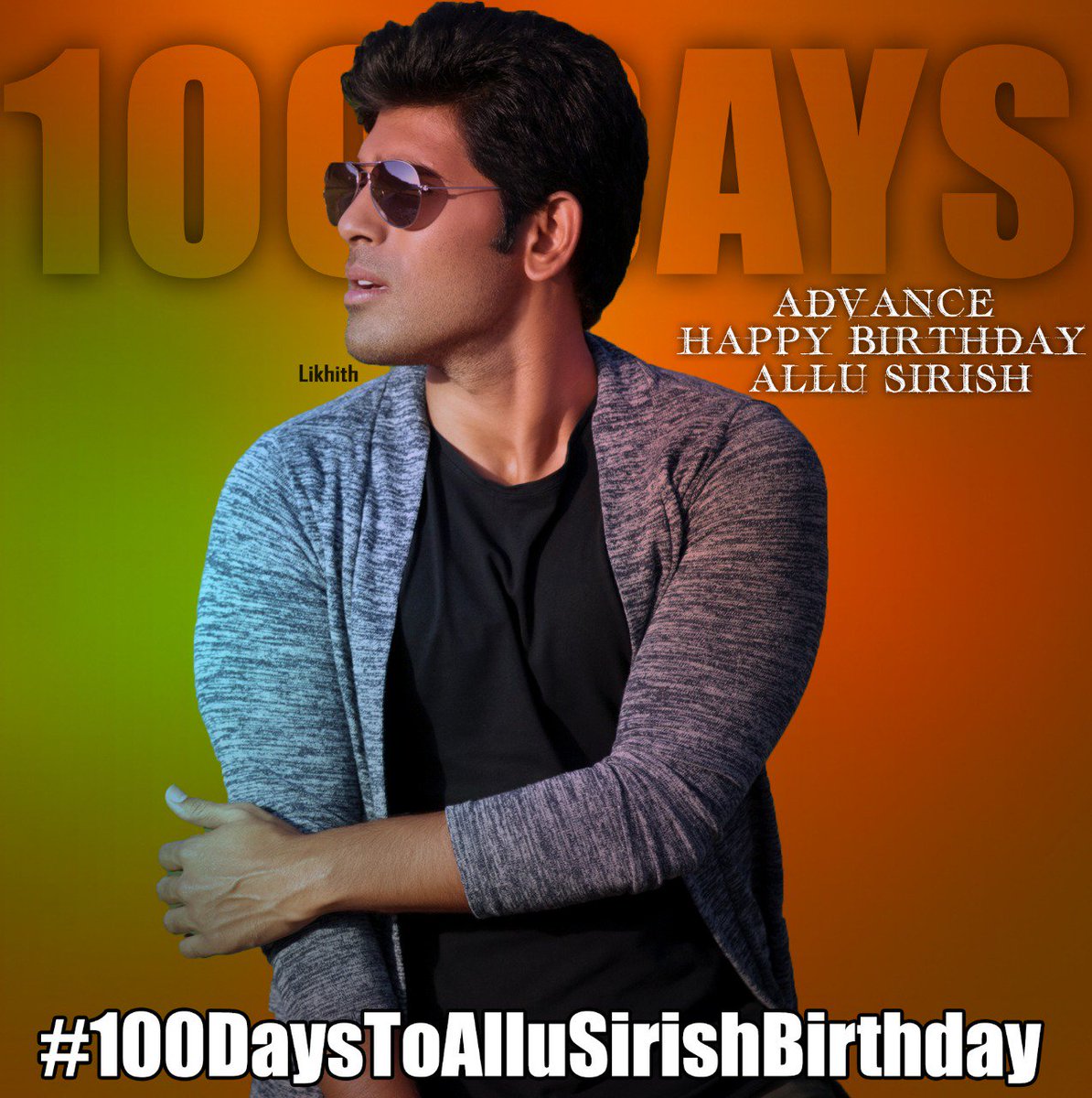 Allu Sirish FC (@allusirish_fc) on Twitter photo 100Days To Go For <a href="/AlluSirish/">Allu Sirish</a> Birthday
Advance Happy Birthday Sirish
#100DaysToAlluSirishBirthday 100Days To Go For <a href="/AlluSirish/">Allu Sirish</a> Birthday
Advance Happy Birthday Sirish
#100DaysToAlluSirishBirthday