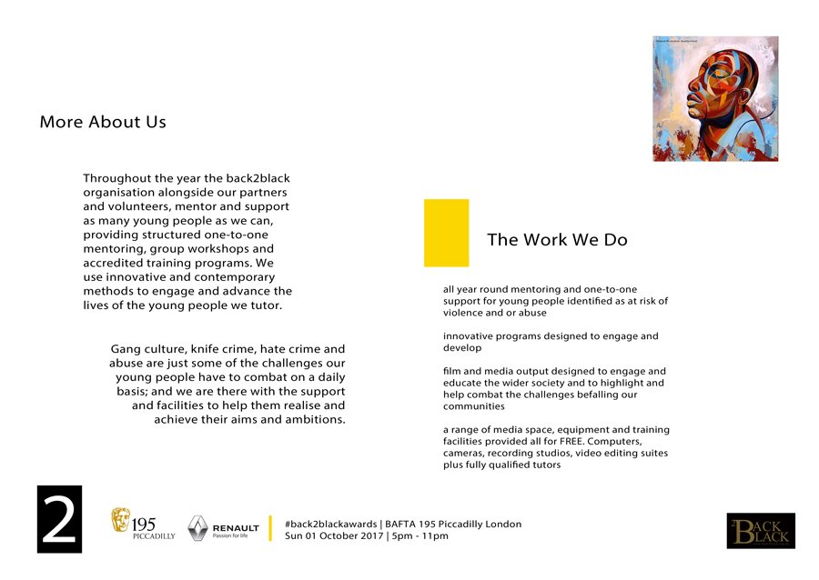 Missed the BAFTA's last night then make sure you are there this October for the #back2blackawards | celebrating ordinary people who do extraordinary things for the community - back2black.org.uk