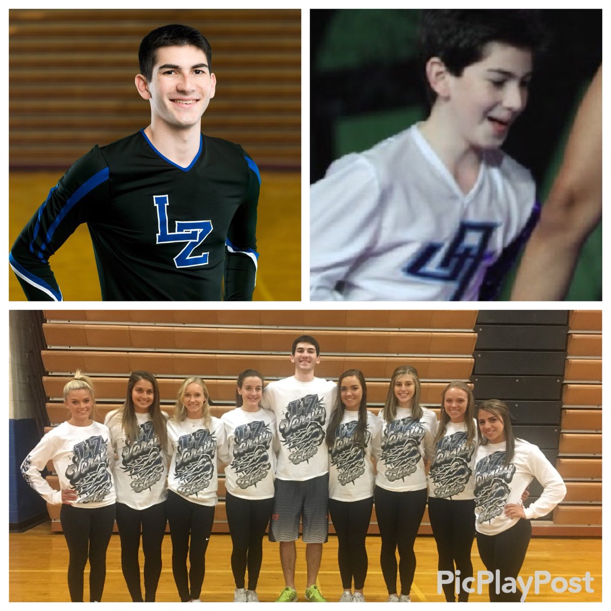 LZHScheer's tweet photo. Our second senior athlete of the day is Chris Robb! I am so glad you came out for hs cheer this year. You have been such an asset to the team. I can’t wait to see you cheer in college! Good luck next year, we’re going miss you! 💙🐾🖤 #LZVC #blessed #seniors2018 https://t.co/q9IgkKP5rb