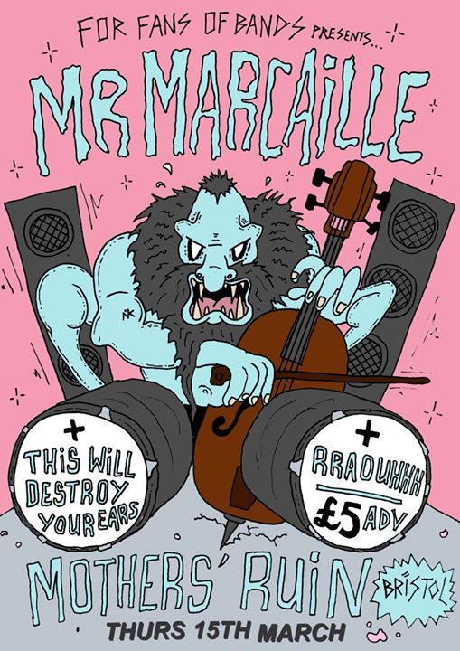 Don't forget the French invasion!
Mr Marcaille, This Will Destroy Your Ears and Rraouhhh
March 15th
Tickets now available

#mothersruin #ruin #themothersruin #mothersruinbristol #bristolgigs #gig #bristol #livemusic #bands #music #nightlife #nitelife 
buff.ly/2ocS7dm