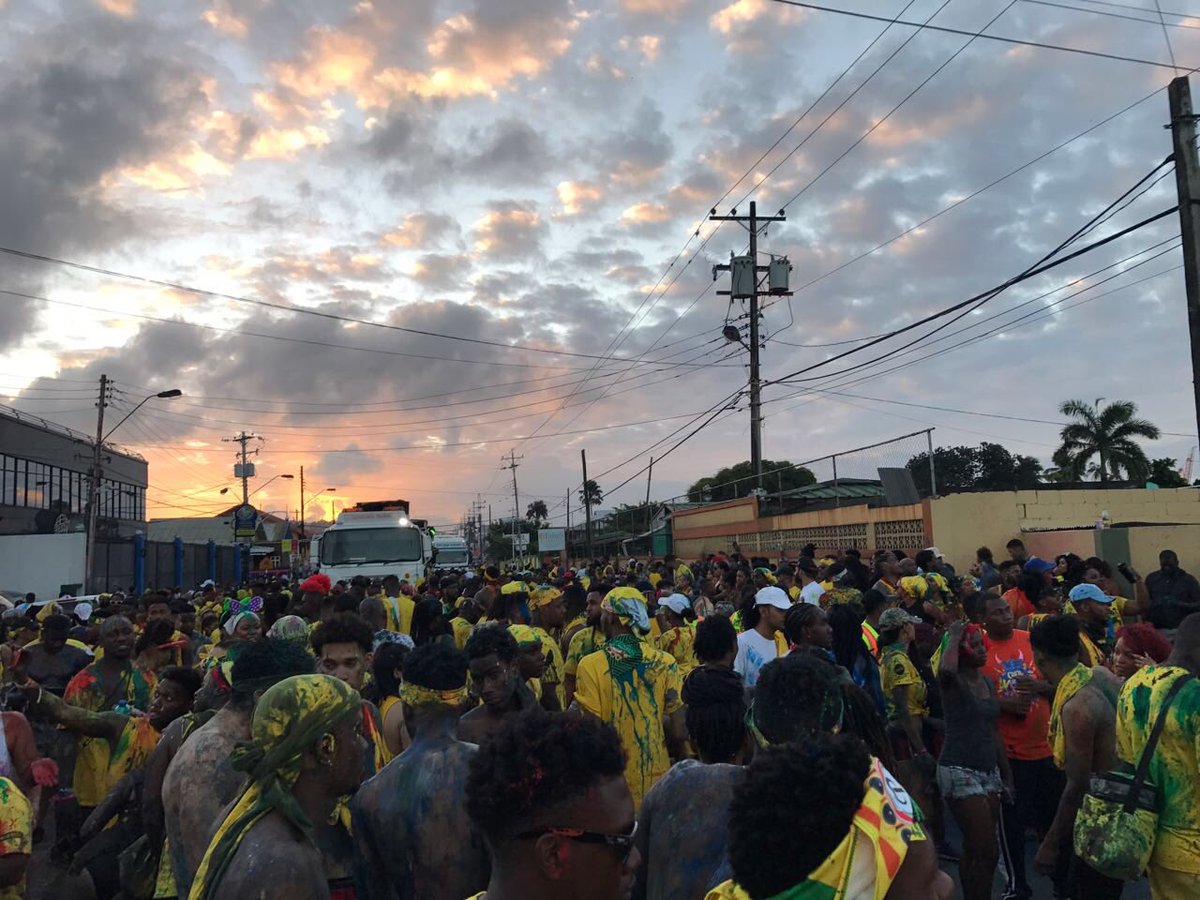 wildgooseTT's tweet photo. About a week agooooo!!! Who's up for another Monday Morning like this??
#JouvertJumbeez
#JouvertWasAScene
#JumbeezDem
#CarnivalComeBack
#CarnivalTabanca
#PCD
#PostCarnivalDepression
#WildGoose
#WiildGooseTT
#Trinidad
#Carnival
#Carnival2018
#Jouvert
#Jumbeez
#Trinidad
#Caribbean https://t.co/ZNJLXjbp9G