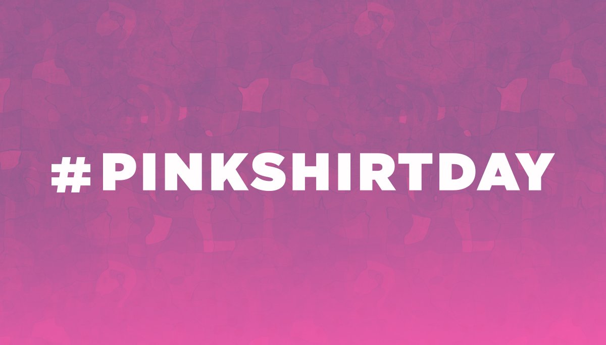 pinkshirtday's tweet image. Be sure to post all the fun you get up to on Pink Shirt Day. Tag it with #PinkShirtDay &amp;amp; show the world how you’re standing up to bullying!