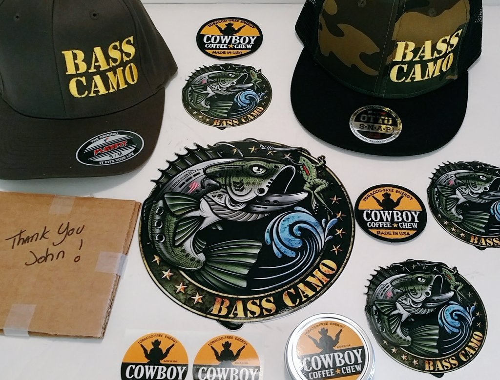 chewcoffeedip's tweet image. RETWEET &amp;amp; FOLLOW
@BassCamo &amp;amp;
@BamaOutdoors for a Chance to WIN FREE
⚾🤠⚾Coffee Chew 
&amp;amp; A decal &amp;amp; HAT
Fast Delivery &amp;amp; these are some Cool Kick bASS Fishing Caps 🔫🤠
RT &amp;amp; WIN it NOW!!!!!!
#MondayMotivation