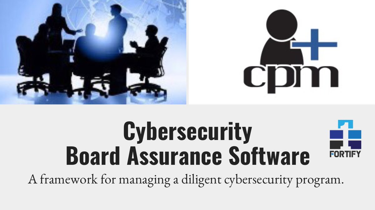 FortifyOne's tweet image. s.ripl.com/f6i2gh  #cybersecurity #csuite #diligence #riskmanagement