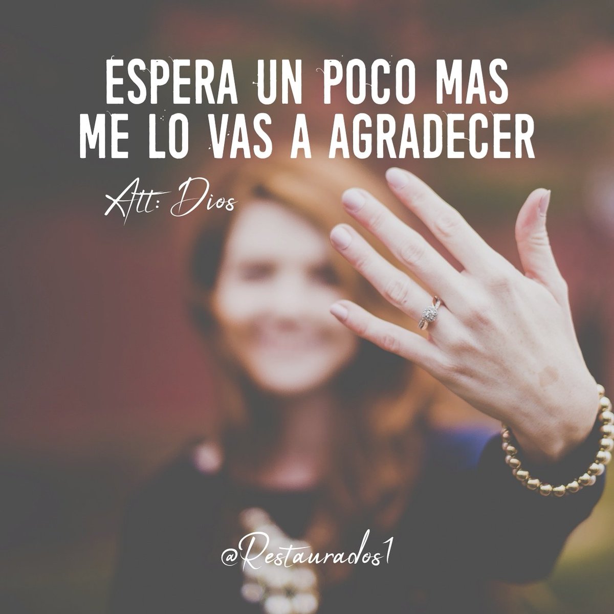 Espera un poco mas , me lo vas a agradecer att: Dios