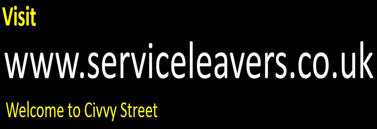 Service Leavers 

Visit serviceleavers.co.uk 

#ServiceLeavers 

#Resettlement Preparation is key  

Welcome to #CivvyStreet at serviceleavers.co.uk 

Visit #CatterickGarrison @The_Garrison 

Employment Fair #Careers Event #Jobs with @_BFRS_ 

bfrss.org.uk 

#CV