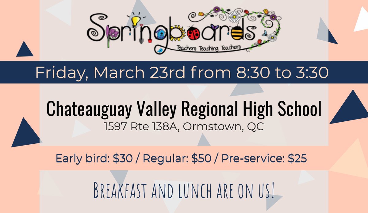 ATEQc's tweet photo. @swlsb Can you please share the following? #Springboards2018 is happening on March 23rd. A conference by and for teachers of English! Info &amp; registration here: https://t.co/NbUZqR0W3p https://t.co/uBNcmJ47T8