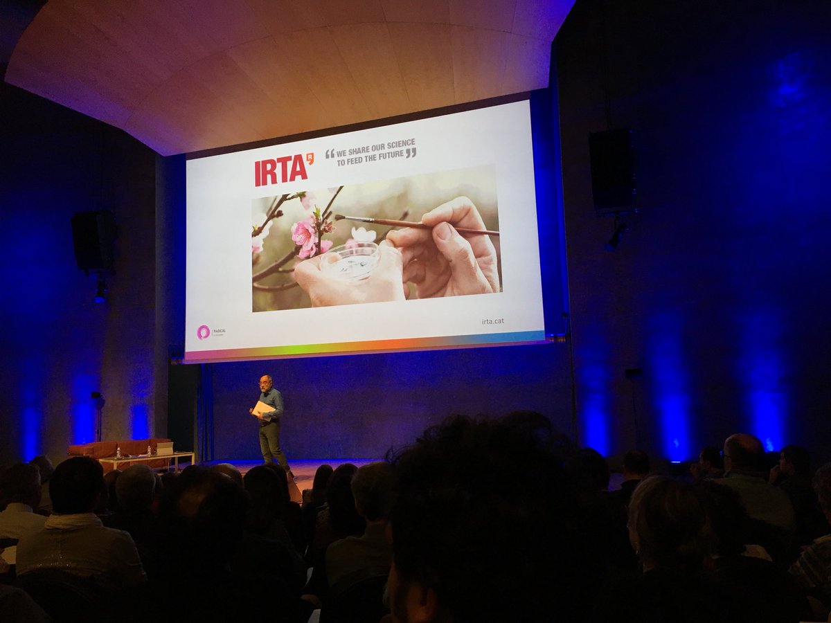 “An agricultural revolution is comming, making it one of the most atractive industries of the future” <a href="/irtacat/">IRTA</a> #infonomia#radical5