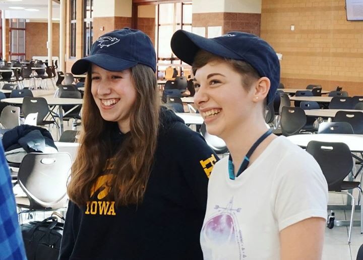 PigasusPictures's tweet image. We’ve read through all the amazing submissions &amp;amp; we finally have our Project Pigasus 2018 winner! Today we visited Fishers HS to meet our very talented winners, Cynthia Foulke &amp;amp; Whitney Roberts. Stay tuned to our social media for footage of how we pulled off the surprise! 🐷🎞🎥