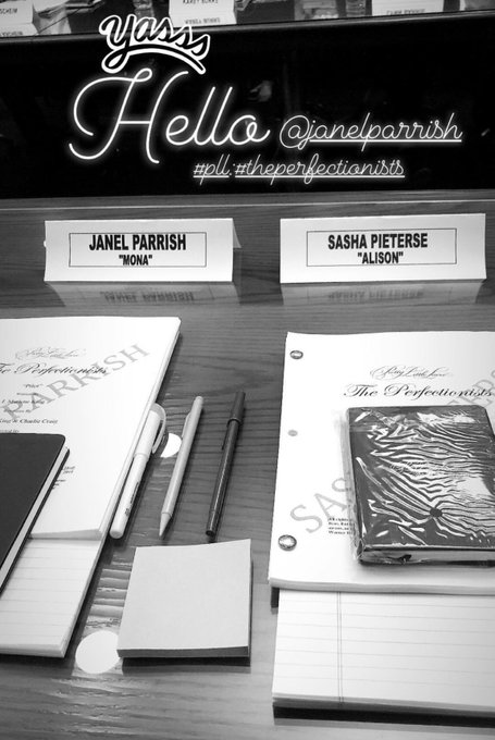shayy_mitchie's tweet image. Se Shannon já estivesse participando  dessa brincadeira, teríamos uns 250 milhões de stories/snaps dos bastidores e olha q só foi uma reunião, nem tá valendo de verdade ainda LOL 😄😄 #PLLThePerfectionists #EmisonFamily