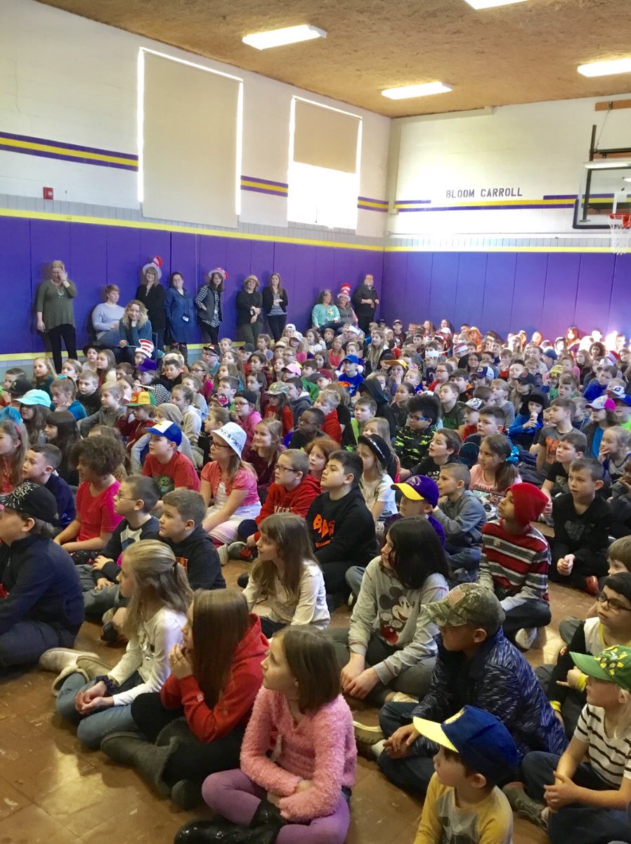 BloomCarrollLSD's tweet photo. It’s an exciting week at BCIS! All week, we will be celebrating Right to Read week with a mystery guest reader. Today’s mystery and “celebrity” guest reader was Mrs. Pease, our primary school principal. Stay tuned to see who tomorrow’s mystery guest reader will be! #bcwows https://t.co/31loKUqstN