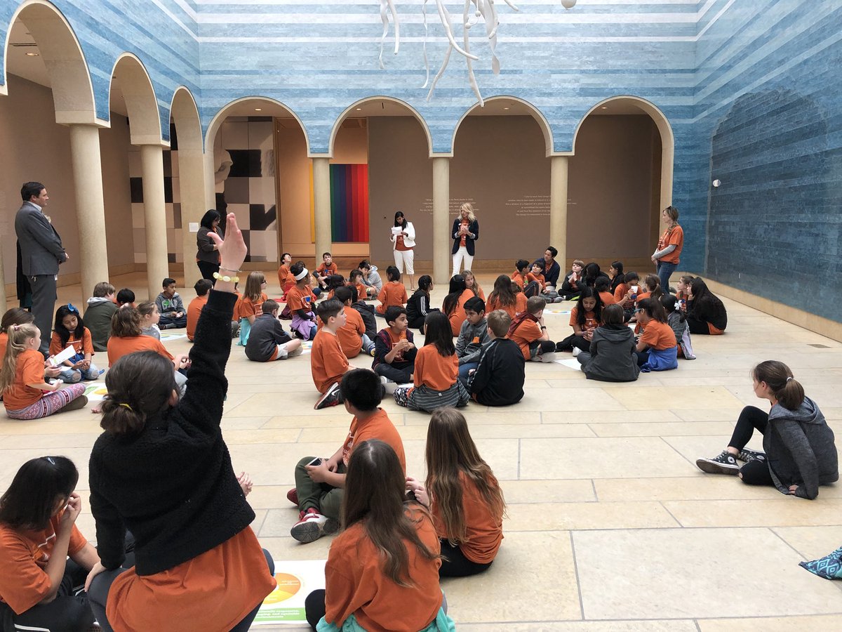 Leahgilbert30's tweet photo. What an amazing day! These kids are going to change the world! 5th grade leaders from @LeeRoadrunners at the Student Leadership Symposium at the Blanton. So happy we were able to attend! Thank you to @ClaytonCardinal and @AustinISDSEL https://t.co/FocBuwrqDY