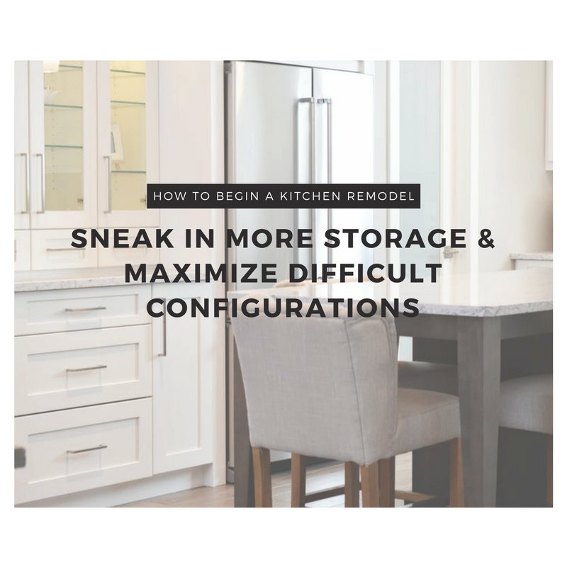 davidQconstruct's tweet image. The keyword with storage is: access. Floating shelves and extended wall cabinets are just a few of the creative ways to make more room in your #kitchen.