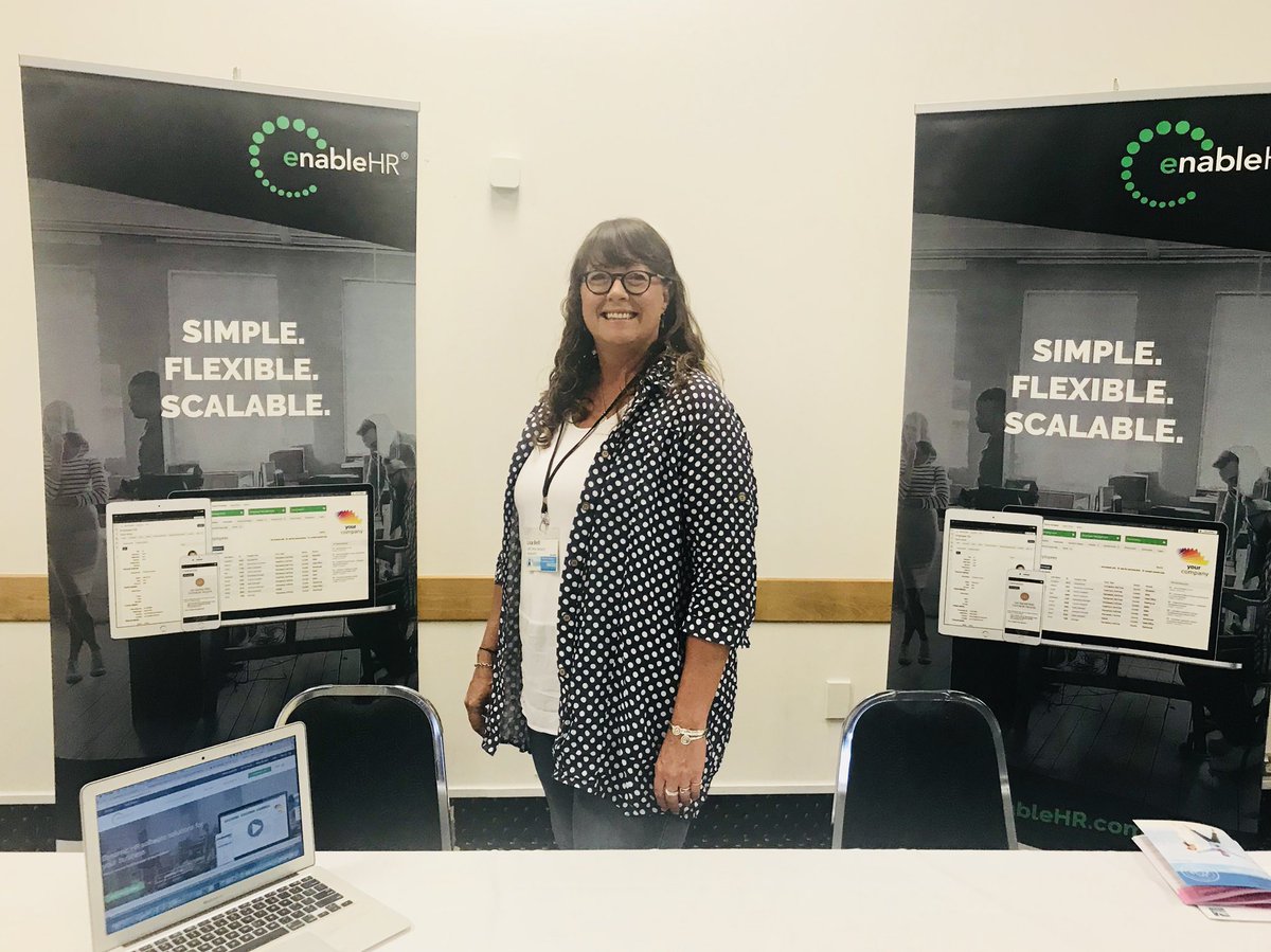 Lisa Bell from enableHR going to talking tech &amp; storytelling today!  #hraconf18